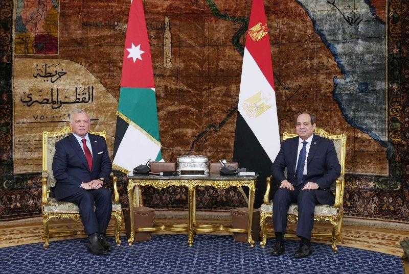 الرئيس السيسي والملك عبدالله يؤكدان حرصهما على أمن وسيادة واستقرار لبنان