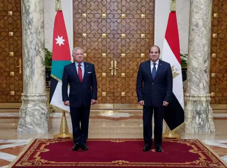 الرئيس السيسي والعاهل الأردني يشددان على أهمية الحفاظ على التعاون في مختلف المجالات