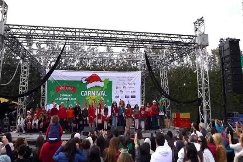 بنك saib يحتفل بالكريسماس في Alsson Christmas Carnival