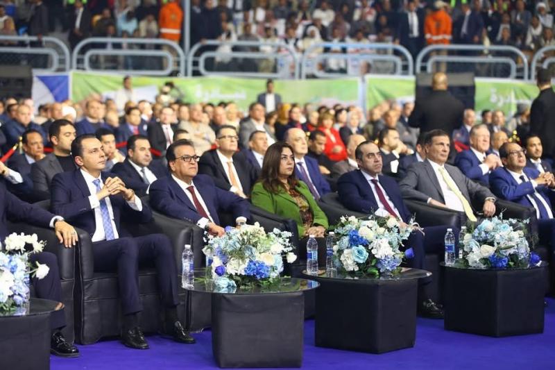 وزيرة التنمية المحلية تشهد احتفالية مبادرة ”سداد ديون المزارعين” لحزب مستقبل وطن لسداد ديون 6 آلاف مزارع على مستوى الجمهورية