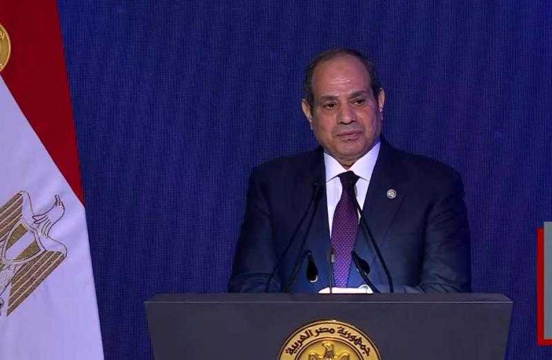 الرئيس السيسي: فيه ناس عندها غل وحقد ومش قادرين يشوفوا مصر جميلة