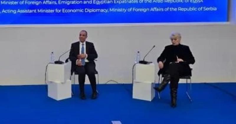 وزير الخارجية والهجرة يلتقى رئيس غرفة التجارة والصناعة بصربيا