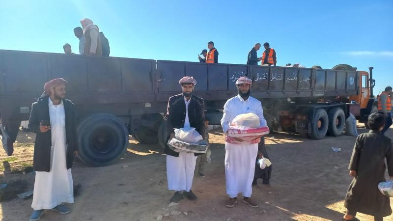 توزيع رؤوس ماعز ومواد غذائية على أهالي منطقة الرابية بجنوب سيدي براني