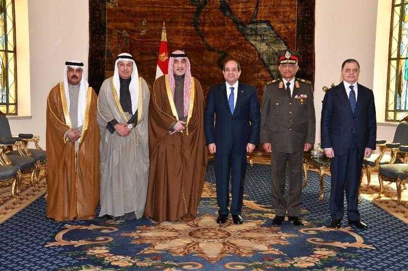 الرئيس السيسي يستقبل النائب الأول لرئيس مجلس الوزراء وزير الدفاع والداخلية بالكويت