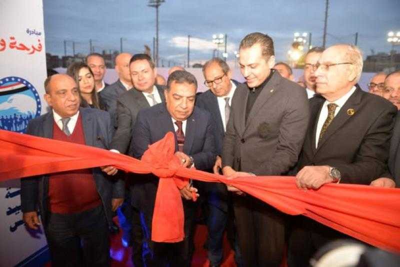 محافظ الدقهلية والأمين العام لمستقبل وطن يدشنان مبادرة فرحة ولادنا.. صور
