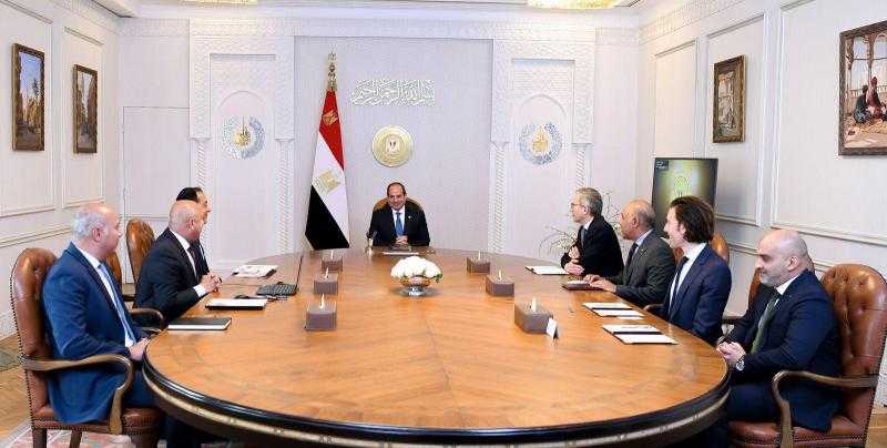 الرئيس السيسي يتابع تطورات مشروع الخط السادس لمترو أنفاق القاهرة الكبرى