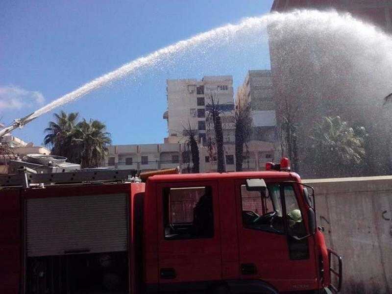 السيطرة على حريق فى مخلفات بجوار سور كلية التربية النوعية جامعة طنطا
