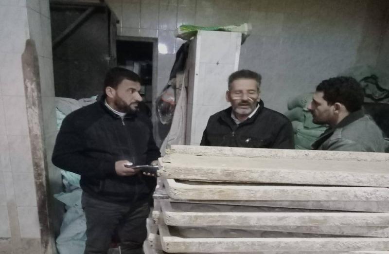 تحرير 654 محضر مخالفات وضبط 32 شيكارة دقيق مجهول المصدر بالمنوفية