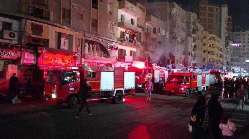 حريق بمخزن أدوات بلاستيك في المنوفية والحماية المدنية تحاول السيطرة عليه