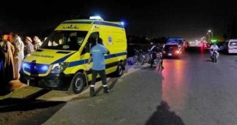 إصابة 6 أشخاص في حادث تصادم أعلى كوبري دمنهور بالبحيرة