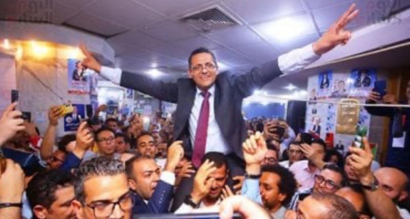 خالد البلشي بعد فوزه: سأسعى لتحسين الوضع الاقتصادى للصحفيين