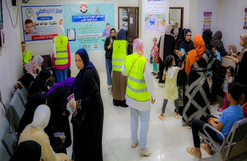 الكشف على 174 مريضًا في قافلة سكانية إلى قرية ديسيا بمحافظة البحيرة