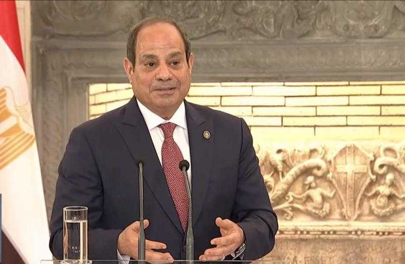 الرئيس السيسي: مصر تهتم بتعزيز شراكتها الإستراتيجية مع اليونان