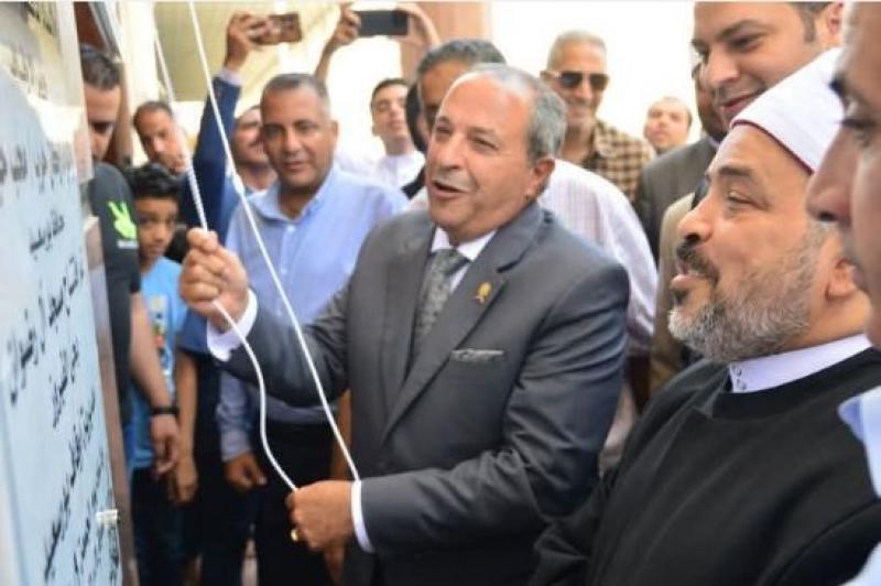 محافظ بورسعيد يفتتح ”مسجد الرضوان” بحي الفيروز بمدينة بورفؤاد