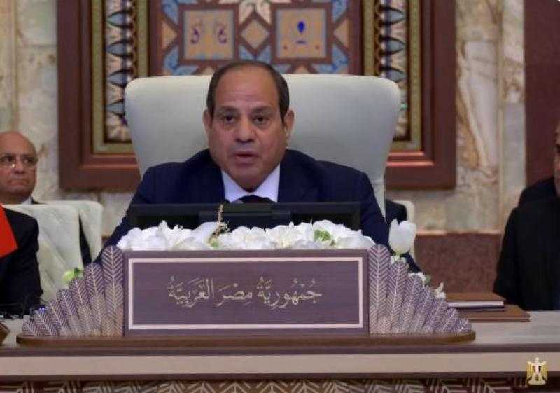 «شعوبنا العربية تستحق مستقبلا يليق بعظمة تاريخها»..نص كلمة الرئيس السيسي خلال القمة العربية الـ 34 ببغداد