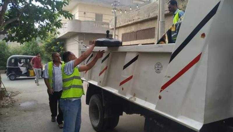 أجهزة البحيرة تزيل 175 إشغال طريق في مركز دمنهور