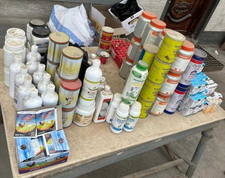 ضبط أدوية بيطرية مجهولة المصدر في الحامول بكفر الشيخ