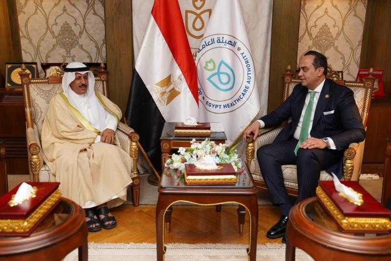 رئيس الرعاية الصحية يلتقي رئيس الاتحاد العربي لإدارة الطوارئ والأزمات لبحث سبل التعاون المشترك