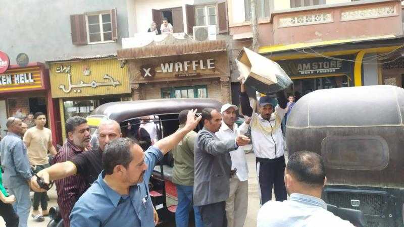 محافظ الدقهلية يتابع حملة مكبرة على التكاتك المخالفة ومصادرة 23 تابلوه وميكروفون بالسنبلاوين