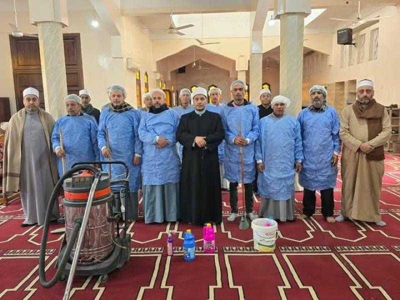 حملة نظافة موسعة بـ4700 مسجد وزاوية في كفر الشيخ استعدادات لعيد الأضحى