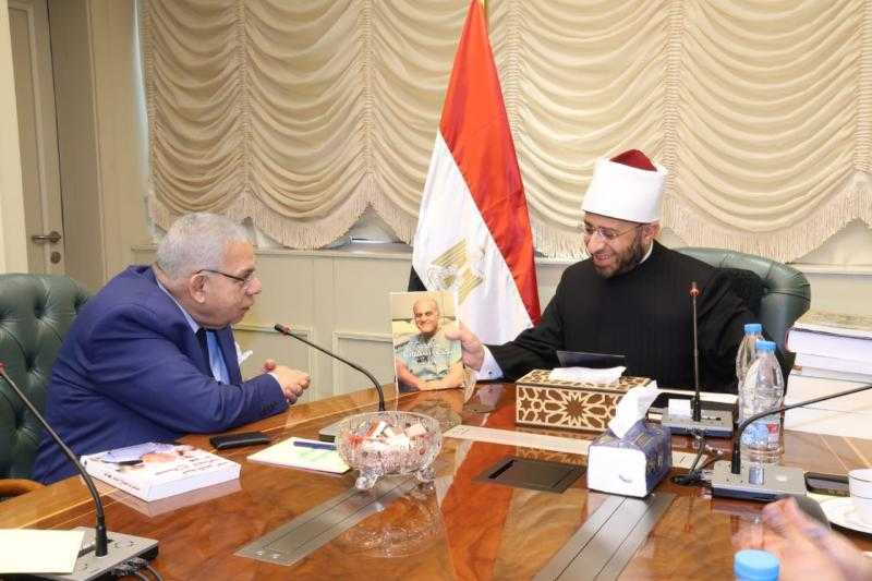 وزير الأوقاف يستقبل رئيس اتحاد الناشرين العرب بمقر وزارة الأوقاف بالعاصمة الإدارية| صور