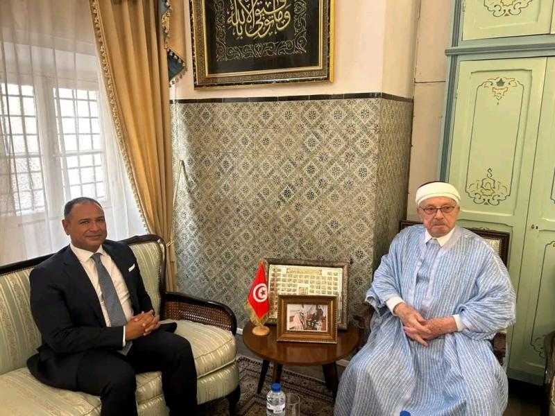 سفير مصر في تونس يلتقي مفتي الجمهورية التونسية
