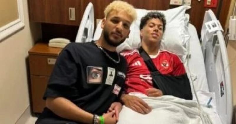 جراحة ناجحة لـ إمام عاشور بعد كسر عظمة الترقوة فى مباراة الأهلي وإنتر ميامي