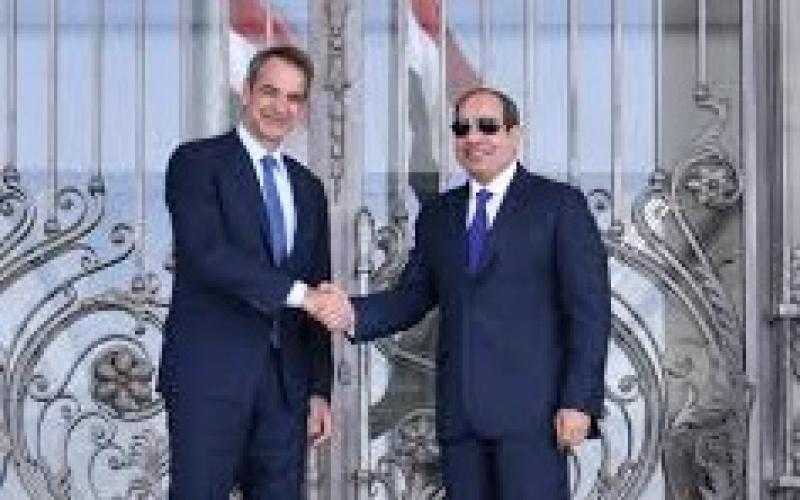 الرئيس السيسي ورئيس وزراء اليونان يتفقان على أهمية تشكيل حكومة ليبية جديدة موحدة