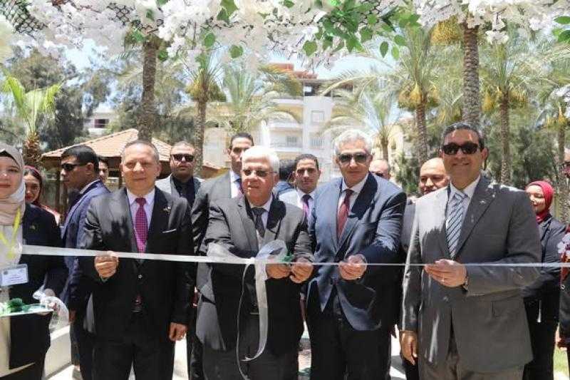 وزير التعليم العالي والمحافظ ورئيس جامعة دمياط يفتتحون ويتفقدون عددًا من المشروعات التعليمية والصحية