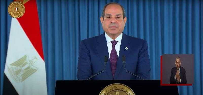 الرئيس السيسي: السلام لا يولد بالقصف ولا يُفرض بالقوة.. بل بالعدل والإنصاف والتفاهم