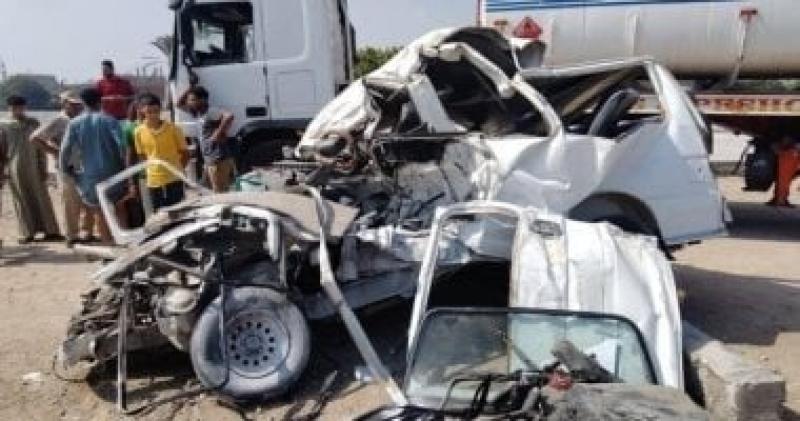 إحالة سائق ومالك السيارة المتسببة فى حادث الطريق الإقليمى محبوسين للجنايات