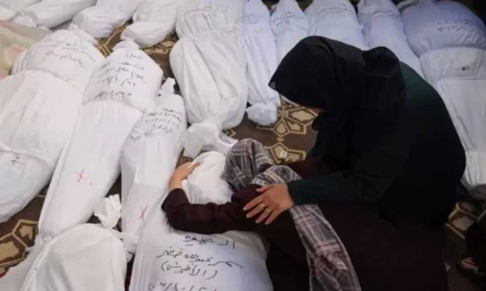 استشهاد مواطنيين فلسطينيين برصاص قوات الاحتلال شرقي مدينة غزة