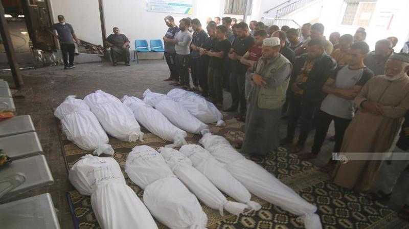 استشهاد 3 فلسطينيين في قصف إسرائيلي على عناصر تأمين المساعدات في غزة