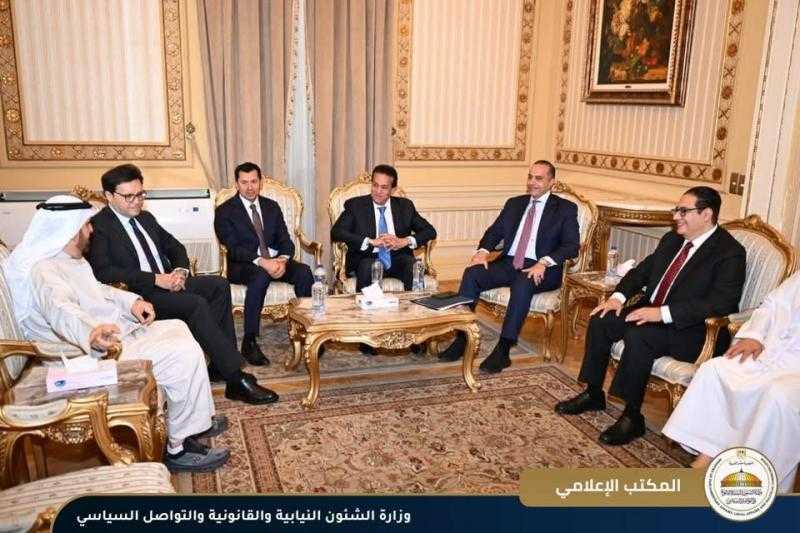 وزير الشئون النيابية والقانونية والتواصل السياسي يشهد افتتاح النسخة الرابعة من ملتقى شباب المعرفة بمسرح جامعة القاهرة