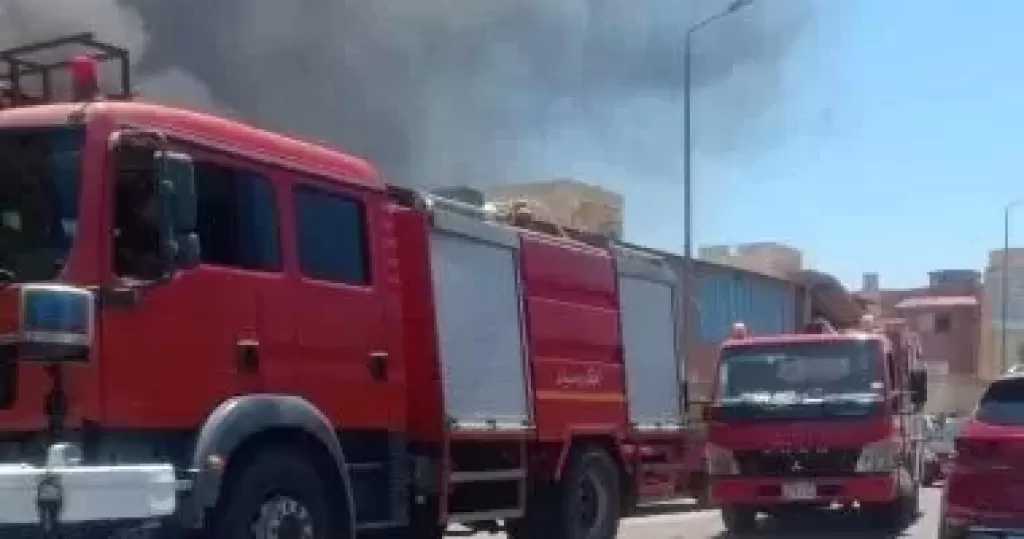 ماس كهربائي يشعل مخبزا في باكوس بالإسكندرية