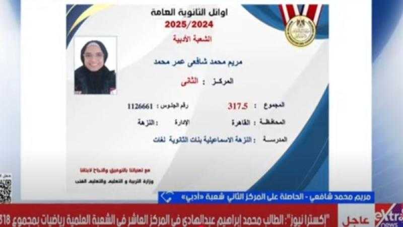 صلّيت ركعتين شكرا لله بعد ظهور النتيجة.. الثانية على الثانوية أدبي: .. هدخل فنون جميلة