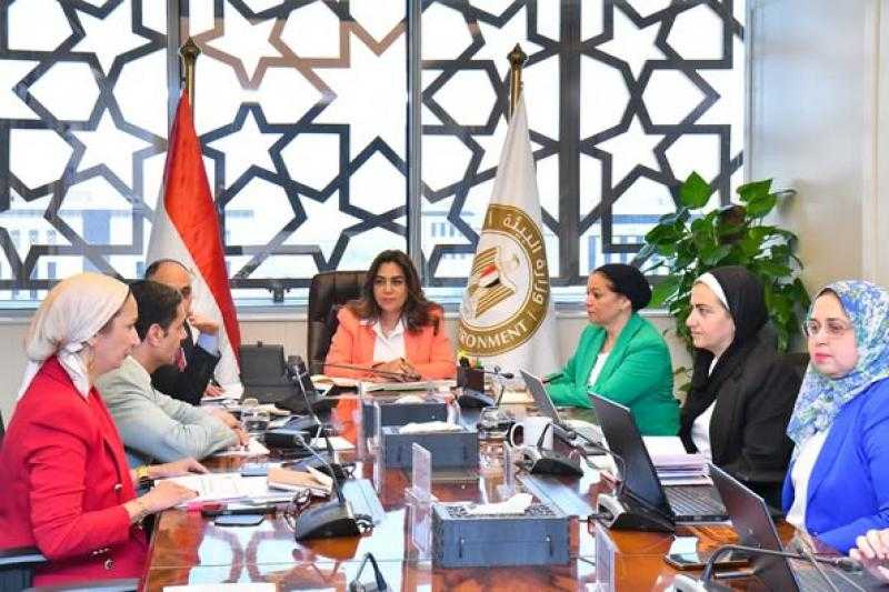 منال عوض تبحث الموقف الحالي للتعاون مع شركاء التنمية والمشروعات البيئية الحالية