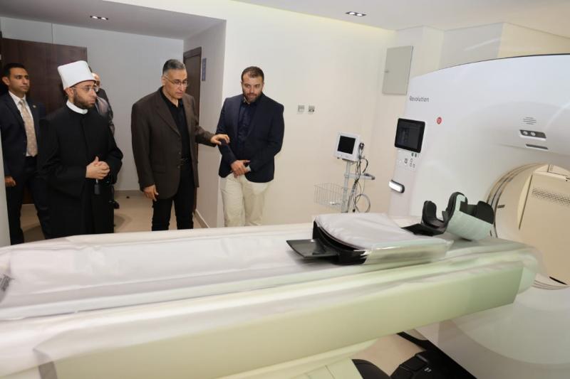 وزير الأوقاف يفتتح أعمال التطوير في مستشفى الدعاة.. بينها وحدة أشعة مقطعية