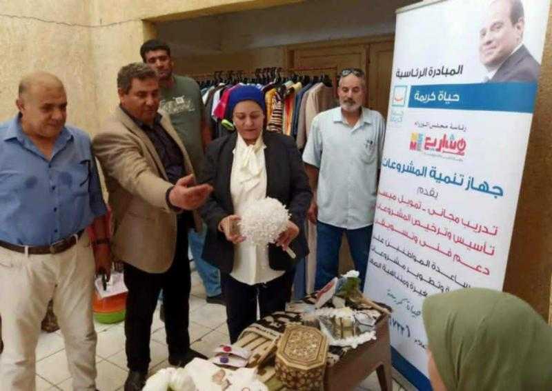 كفرالشيخ: افتتاح معرض الحرف اليدوية والغذائية في قلين