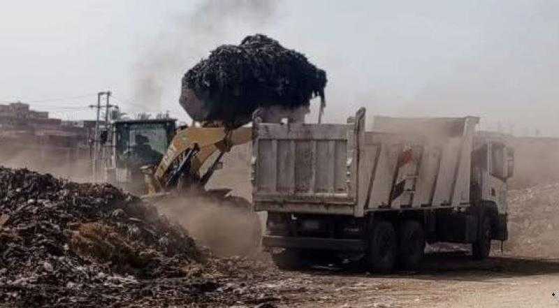 رفع 140 طن قمامة ومخلفات في بسيون بالغربية