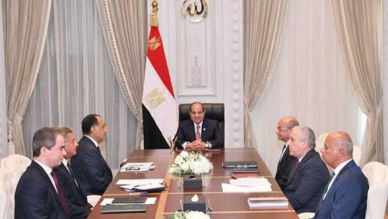 الرئيس السيسي يوجه بأهمية اتاحة البيانات والمعلومات للإعلام خاصة في أوقات الأزمات