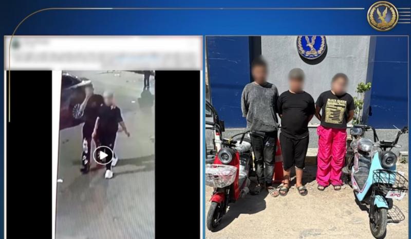 ”الداخلية” تكشف ملابسات مقطع فيديو تم تداوله لشخصين قاما بسرقة دراجتين كهربائيتين بمنطقة الجمرك بالإسكندرية