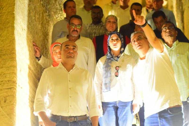 نائب وزير السياحة وأمين الأعلى للآثار يتفقدان مواقع أثرية للوقوف على مستجدات أعمال الترميم