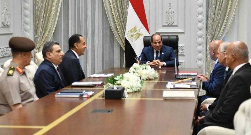 الرئيس السيسى يطلع على مستجدات إنشاء وتحديث وتشغيل وإدارة الموانئ بالجمهورية