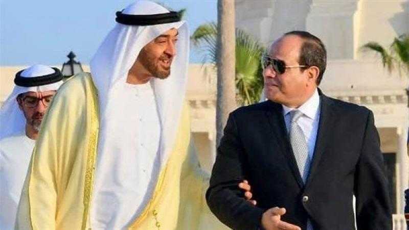 بن زايد يعرب للرئيس السيسي وللشعب المصري عن شكره لحفاوة الاستقبال وكرم الضيافة