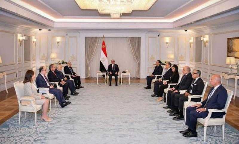 الرئيس السيسي يستقبل رئيس مجلس الوزراء اللبناني