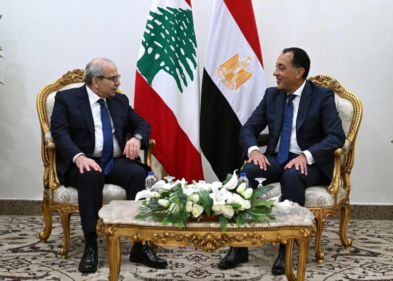 جلسة مباحثات موسعة لرئيس الوزراء مع نظيره اللبناني بمقر الحكومة بالعلمين الجديدة.. تفاصيل