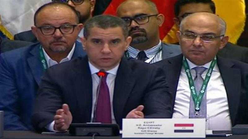 ممثل مصر بمجموعة العشرين: يجب أن تخرج مناقشاتنا بتحركات وخطط لحل أزمة الأمن الغذائي