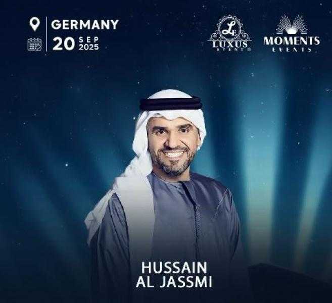 حسين الجسمي يروج لحفله الغنائي في ألمانيا السبت المقبل
