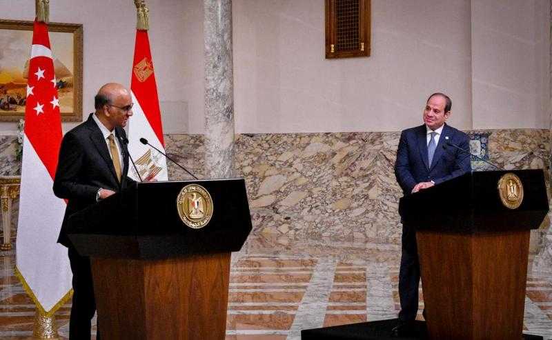 الرئيس السيسي: مصر ترفض تهجير الشعب الفلسطيني من أرضه
